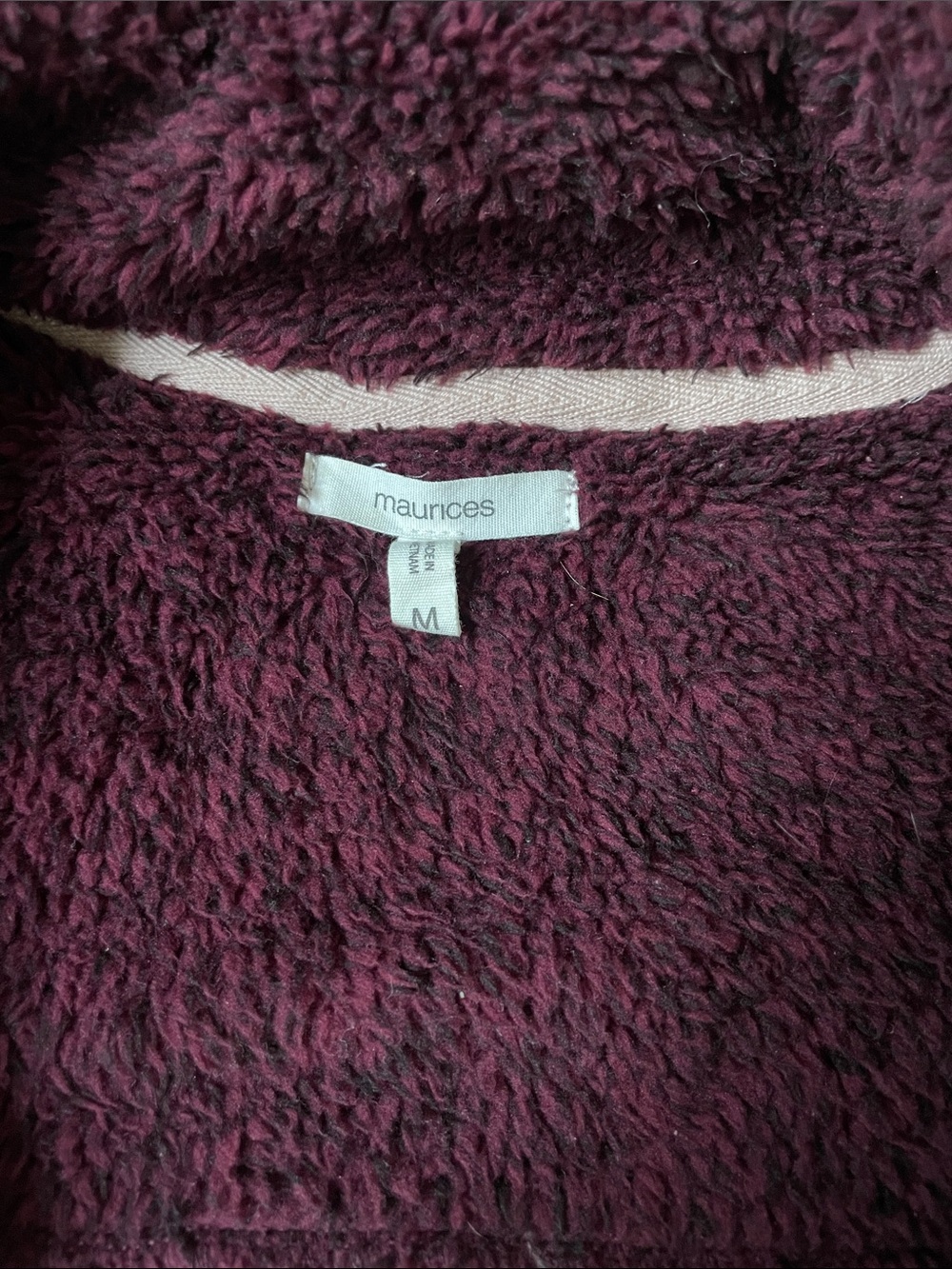 Maurices Cozy Colorblock Half-Zip Women's Sweater. Size Medium - Picture 4 of 4